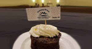cupcake on plate displaying moving ahead together summit conference 2017 placeholder
