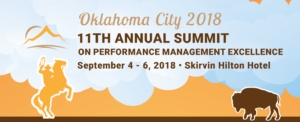 summit conference 2018 banner 11th annual summit conference on performance management september 4 through 6 2018 skirvin hilton hotel oklahoma city